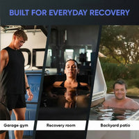 Cold Plunge System Designed for Daily Recovery, Iceless Cooling, LLDPE Construction, 90 Gallon Capacity