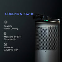 Cold Plunge System Designed for Daily Recovery, Iceless Cooling, LLDPE Construction, 90 Gallon Capacity