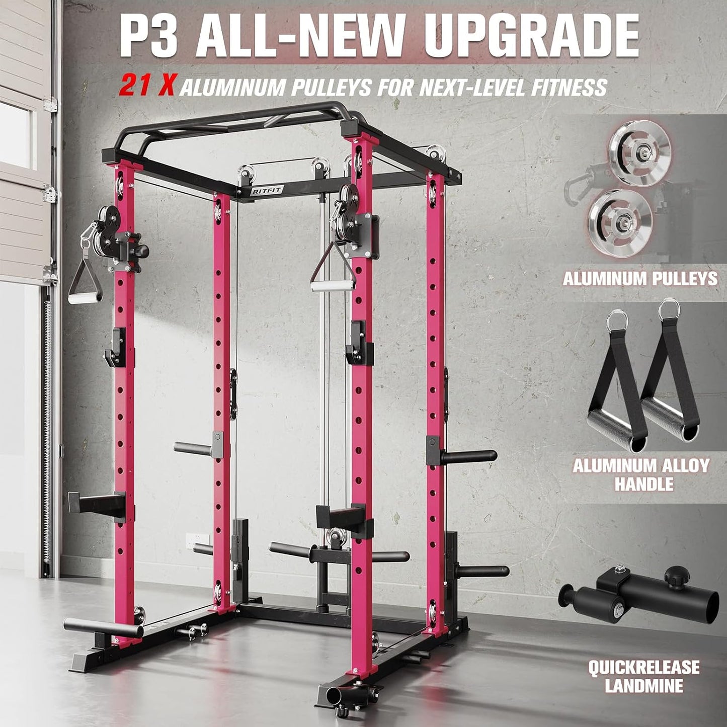 PPC-P3 Power Cage with Cable Crossover System, 1200LB Capacity