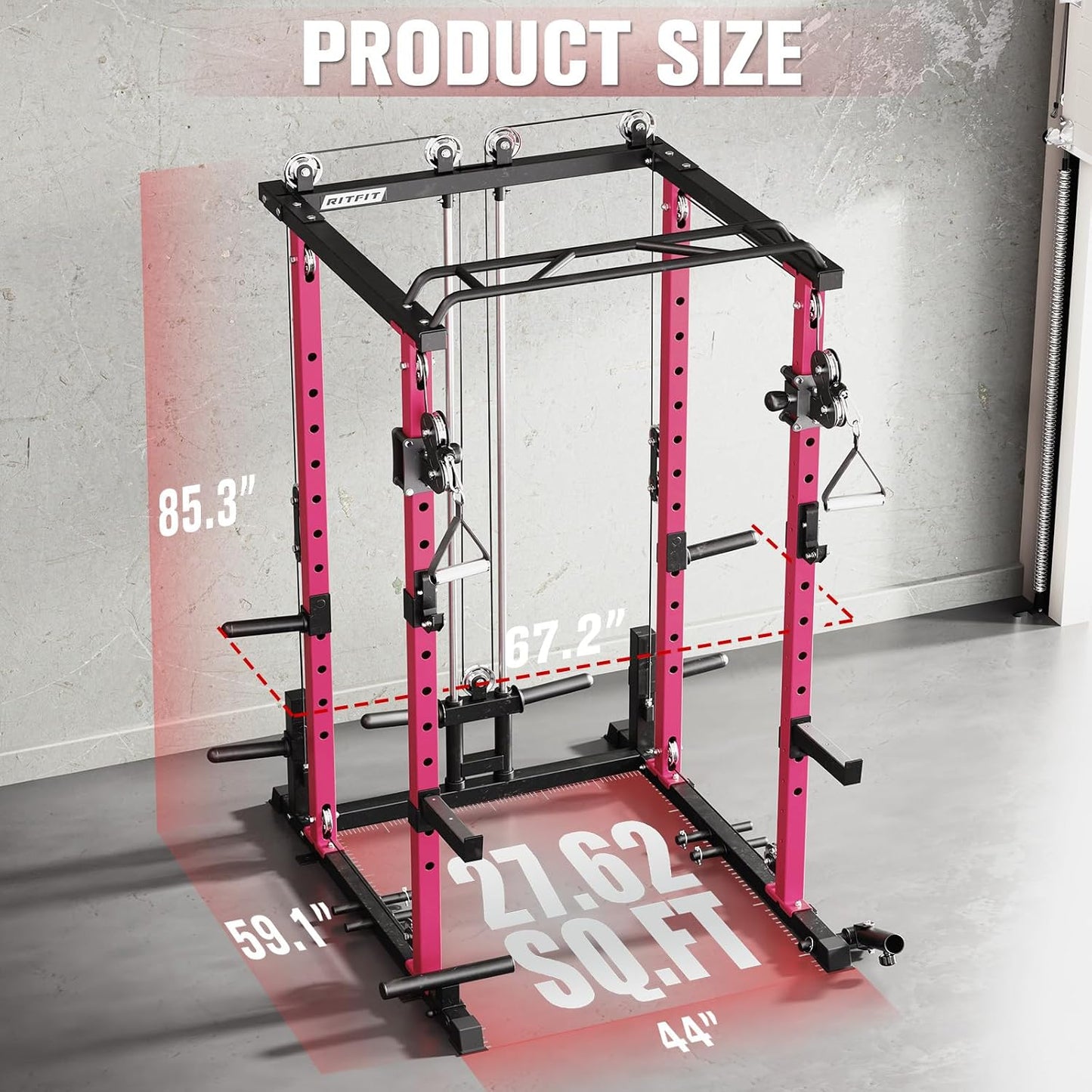 PPC-P3 Power Cage with Cable Crossover System, 1200LB Capacity